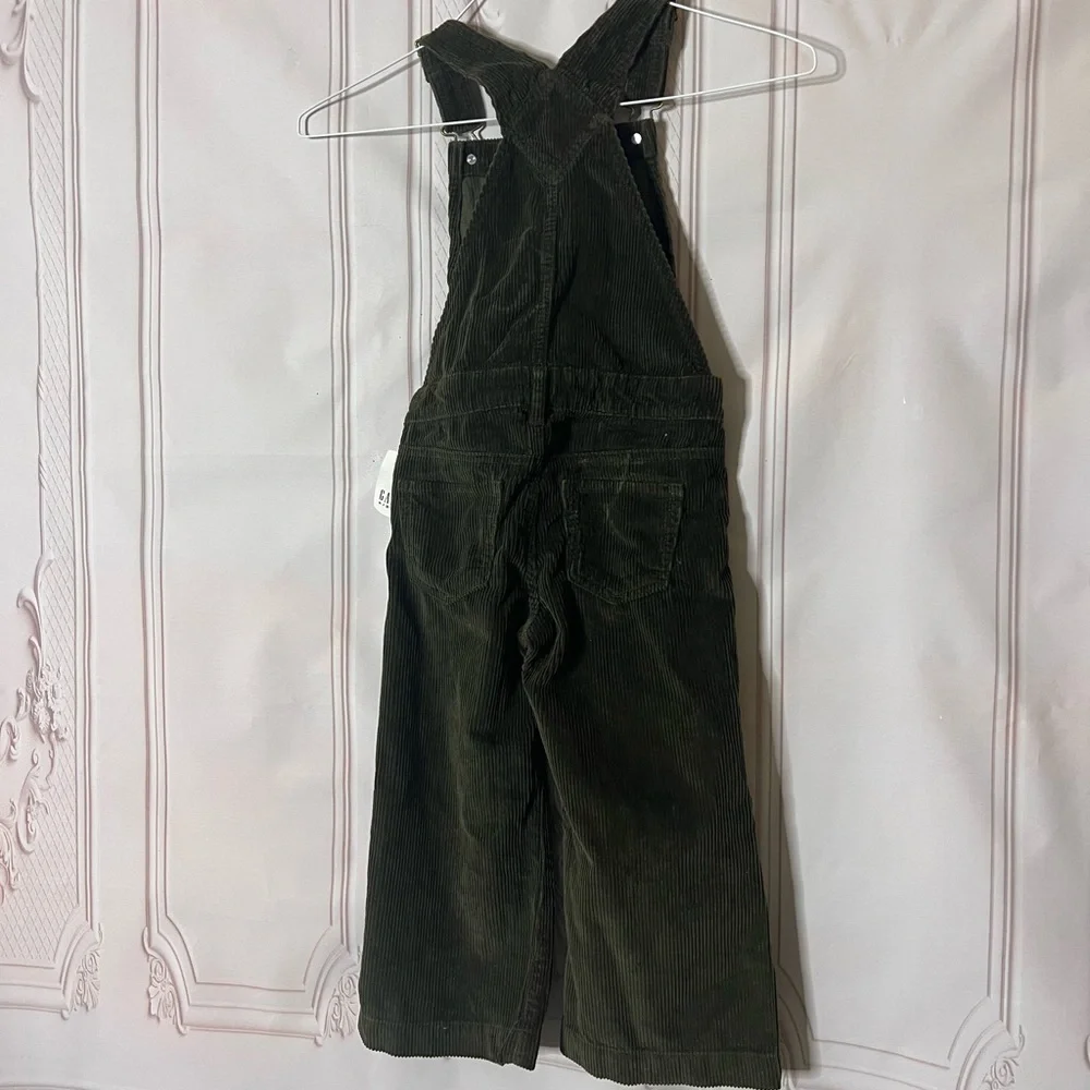 Gap kids wide leg corduroy overalls nwt